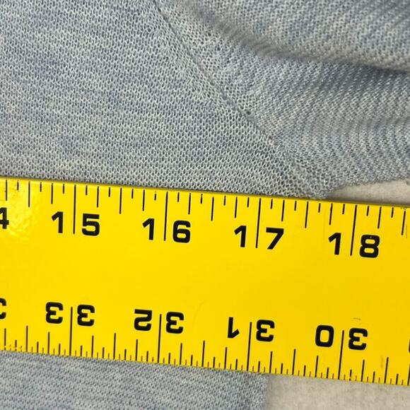 Eileen Fisher Tunic Sweater Women's Size Small Blue Organic Cotton Long Sleeve - Picture 6 of 6